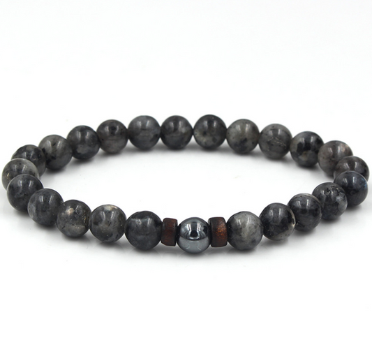 Black Volcanic Stone Bracelet