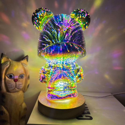 3D Firework Bear Light